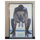 Harvey Edwards Art Expo 1982 New York Poster with Custom Frame