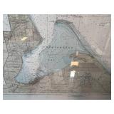 Framed Nautical Chart: Apostle Islands, Lake Superior