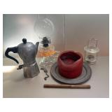 Collection of Vintage Kitchen and Home Decor Items