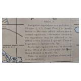 Framed Nautical Map of Tampa Bay Southern Part