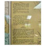 Framed Nautical Chart of Okeechobee Waterway