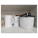 Assorted Glass and Ceramic Mug Collection