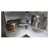 Collection of Assorted Kitchen Cookware and Bakeware