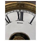 Ingraham Antique Wooden Mantel Clock with Ornate Design