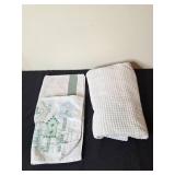 Collection of Home Textiles and Decorative Driftwood