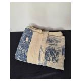 Collection of Home Textiles and Decorative Driftwood