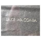 Framed Aerial Photomosaic of Lake Minnetonka 1963