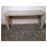 Modern Beige Console Table with 29" Height