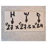 Mid-Century Modern Leather Armchair with Wooden Frame