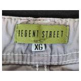 Assortment of Clothing and Gear Including Pants, Backpack, and Towels