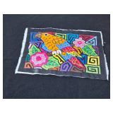 Collection of Vintage Textiles and Decorative Tray