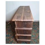 Vintage Wooden Dresser with Three Drawers