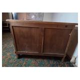 Vintage Wooden Dresser with Three Drawers