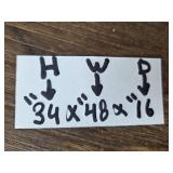 Vintage Wooden Dresser with Three Drawers