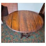 Antique Drop-Leaf Table with Turned Legs