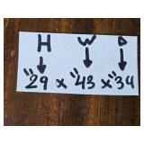 Antique Drop-Leaf Table with Turned Legs