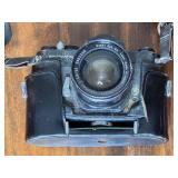 Vintage Honeywell Pentax Spotmatic Camera with Takumar Lens and Case