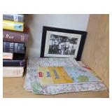 Collection of Assorted Books Including Novels and Guides