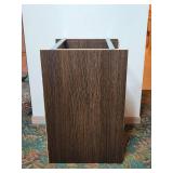 Wooden Open-Frame Shelf with Adjustable Height - 26x18x19 inches