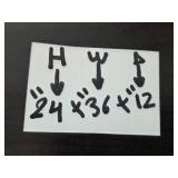 Six-Shelf Black Storage Cube Organizer