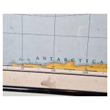 Vintage Framed Rand McNally Cosmopolitan Series World Map