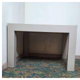 Beige Square Table 20" x 30" x 30"