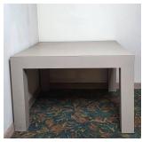 Beige Square Table 20" x 30" x 30"