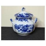 Sterling & Cauldon China in Blue and White Patterns and Glass Vases