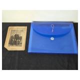 Assorted Household Items including Power Strips, Stationery, and Storage Basket