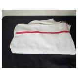 Assorted Collection of Fabric Pieces Inc Towels & Lace with Varied Designs