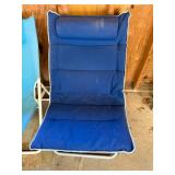 Pair of Used Beach Chairs with Metal Frames