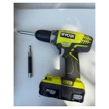 Bosch Jigsaw with Case, Ryobi 18V Drill Set, and Drill Bits