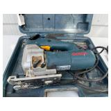 Bosch Jigsaw with Case, Ryobi 18V Drill Set, and Drill Bits