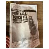 Chicago Electric Portable Torch Kit with Oxygen and Acetylene Tanks