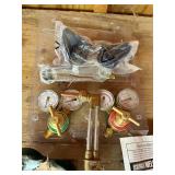 Chicago Electric Portable Torch Kit with Oxygen and Acetylene Tanks