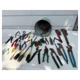 Collection of Assorted Hand Tools with Container