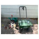 Assorted Lawn Care Tools including Scotts Spreader