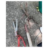 Assorted Lawn Care Tools including Scotts Spreader