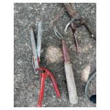 Assorted Lawn Care Tools including Scotts Spreader