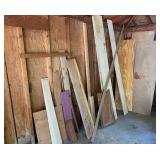 Collection of Assorted Wood Boards and Panels