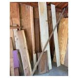 Collection of Assorted Wood Boards and Panels
