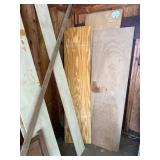 Collection of Assorted Wood Boards and Panels