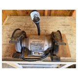 KRAFTtech 6-Inch Bench Grinder with Work Light