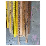 Collection of Vintage Advertising Yardsticks