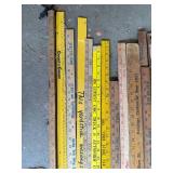 Collection of Vintage Advertising Yardsticks