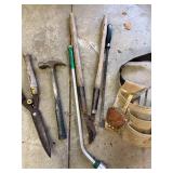 Assorted Hand Tools with Tool Belt