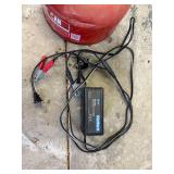DieHard 6V/12V Battery Charger with 2.5 Gallon Galvanized Gasoline Can