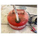 DieHard 6V/12V Battery Charger with 2.5 Gallon Galvanized Gasoline Can