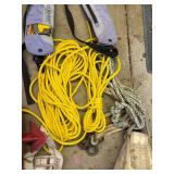 Set of Marine Accessories Including Life Jacket and Rope