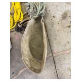 Set of Marine Accessories Including Life Jacket and Rope